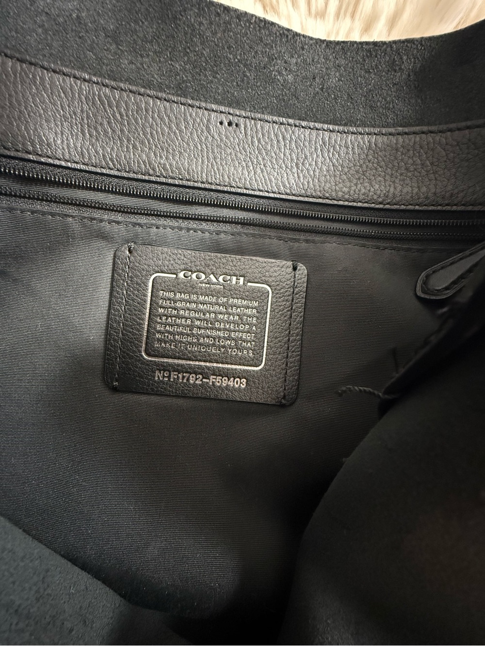 Coach Hudson Leather Tote - Picture 9 of 12